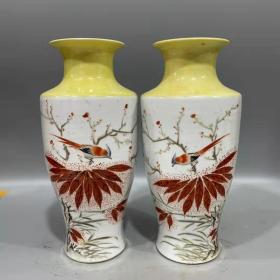 民国时期老厂瓷花瓶