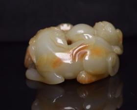 和田玉子母兽
规格:   8.2×7.9×3.6厘米   重   266克
