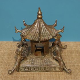 铜——塔炉（铭文） 直径21.5cm高53cm 重8.7斤