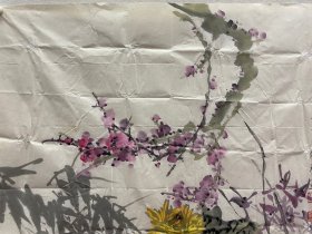 徐泽智 花卉 高70厘米 宽68.5厘米 约4.3平尺