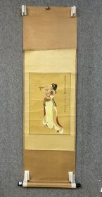 林顺国：敦煌莫高窟供养像 高53厘米 宽35.5厘米 约1.7平尺