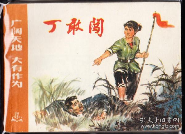 丁敢闯---上美版精品连环画绘画精美广阔天地大缺