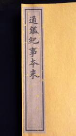 明万历二年（1574）李栻写刻本《通鉴纪事本末》卷十一（史书名著、著名家刻写刻本、明代嘉靖万历时著名收藏家严泽收藏、特大开本、页数多，48页96面,两册明代白棉纸精印、在册善本、存世稀少！