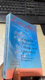 Language acquisition, change and emergence: Essays in evolutionary linguistics