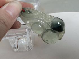 乡下收的冰种翡翠挂 件.