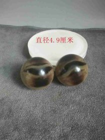 收的清代传世珠子