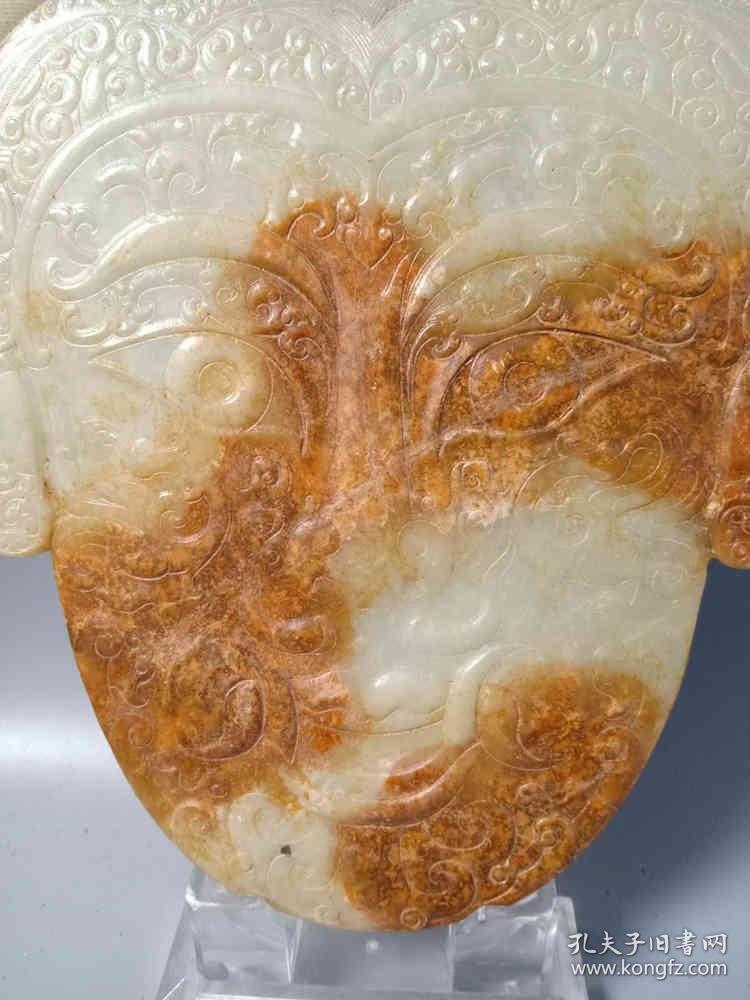 乡下收的战汉老和田玉璧赏件摆件             ·