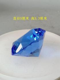 传世少见的天然蓝宝钻石
