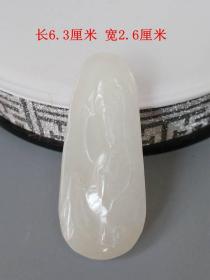 传世老和田白玉观音挂件 · ·