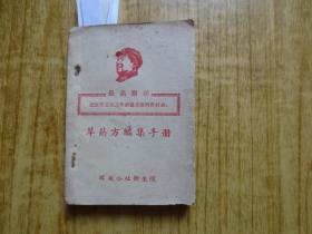 1969年新会环城公社卫生院编《草药方编集手册》--(油印本)