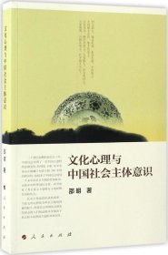 正版现货 文化心理与中国社会主体意识