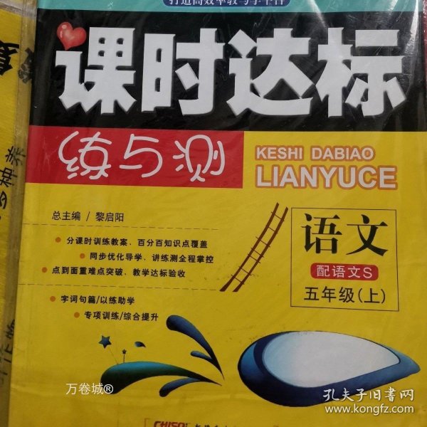 五年级语文下（配语文S）（2010年12月印刷）附试卷：全能学练课时达标练与测