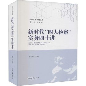 正版现货 新时代“四大检察”实务四十讲