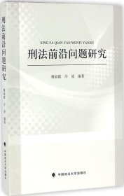 正版现货 刑法前沿问题研究