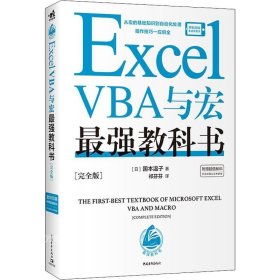 正版现货 Excel VBA与宏最强教科书[完全版]
