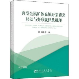 正版现货 典型金属矿体充填开采覆岩移动与变形规律及机理