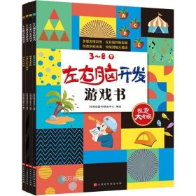 左右脑开发游戏书 （套装4册）100多幅奇趣情景，900多个场景细节，近300个玩出花样的益智游戏，开启3~8岁孩子多元化思维模式