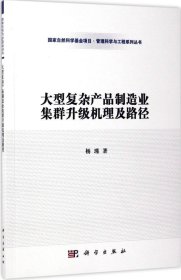 正版现货 大型复杂产品制造业集群升级机理及路径