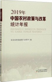 正版现货 中国农村政策与改革统计年报（2019年）