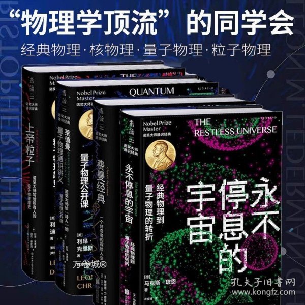 正版现货 诺奖大师（费曼经典+莱德曼量子物理通识讲义+上帝粒子+永不停息的宇宙）