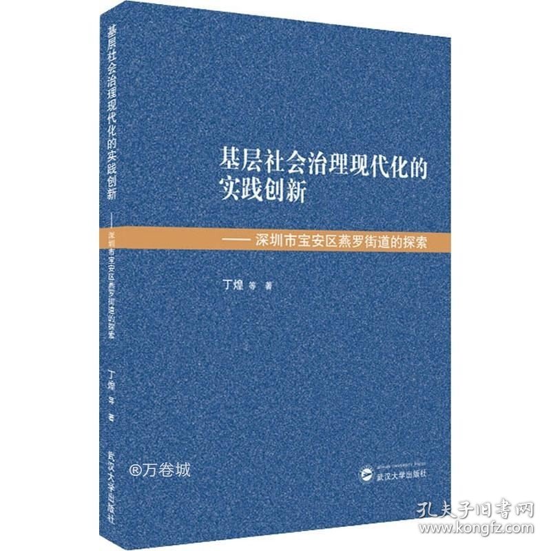 正版现货 基层社会治理现代化的实践创新——深圳市宝安区燕罗街道的探索