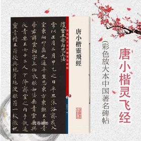 彩色放大本中国著名碑帖·唐小楷灵飞经