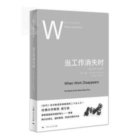 正版现货 当工作消失时 城市新穷人的世界 都市文化研究译丛 美 威廉·朱利叶斯·威尔逊 上海人民 世纪出版 图书籍