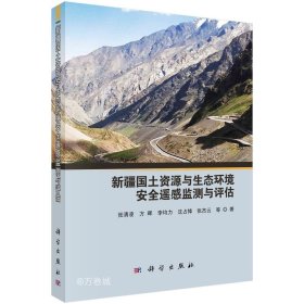 正版现货 新疆国土资源与生态环境安全遥感监测与评估