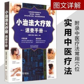 正版现货 小治法大疗效速查手册 家庭中医养生无痛一身轻医学健康百科全书手到病自除大病预防先除湿