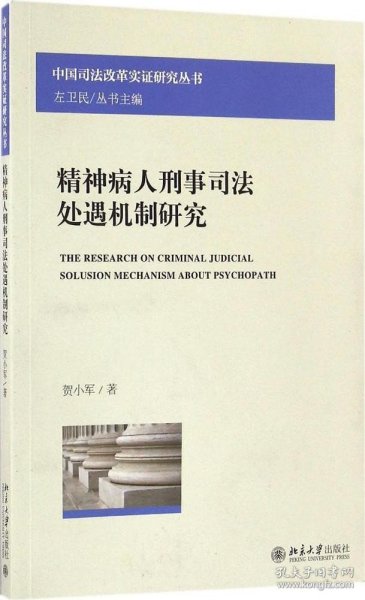 精神病人刑事司法处遇机制研究