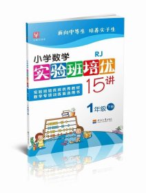 正版现货 1年级下(人教版)/小学数学实验班培优15讲 徐丰 著 网络书店 正版图书