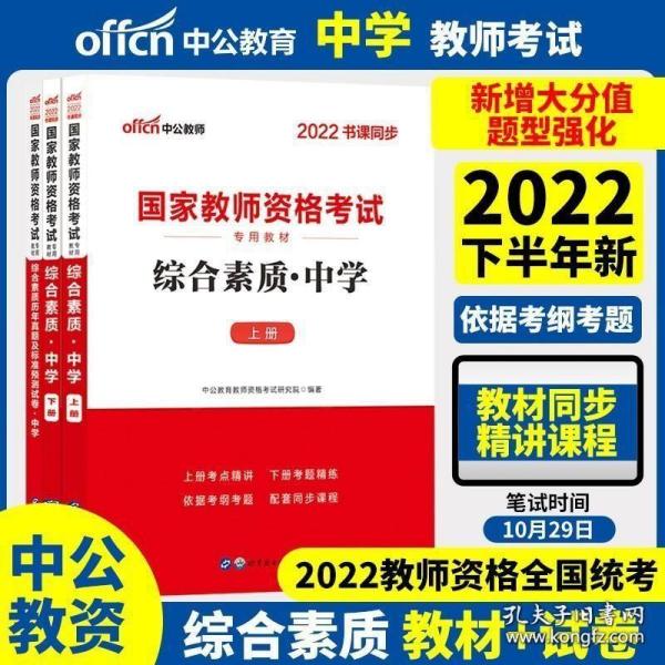 综合素质标准预测试卷及专家详解：中学（新版）