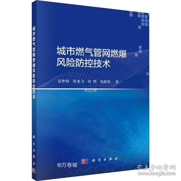 正版现货 城市燃气管网燃爆风险防控技术