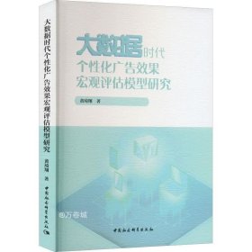 正版现货 大数据时代个性化广告效果宏观评估模型研究