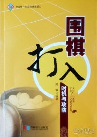 正版現貨 品相稍差圍棋打入時機與攻防（龍霖 編著） 9787546412757