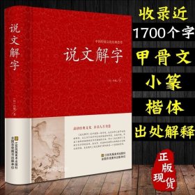 正版现货 说文解字 许慎著中华国学经典书局今释原文译文注释部首详解古代汉语字典古文字字典咬文嚼字细说汉字的故事画说汉字工具书