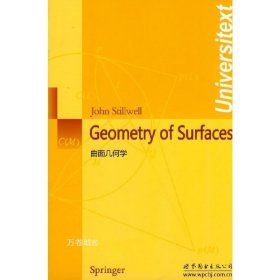 正版现货 书 曲面几何学 英文版 [澳]史迪威著 世图科技