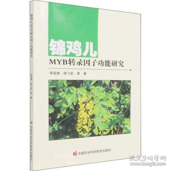 锦鸡儿MYB转录因子功能研究