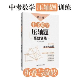 周计划：中考数学压轴题高效训练（折叠与旋转）中考真题再现，附答案详解，学霸养成打卡表