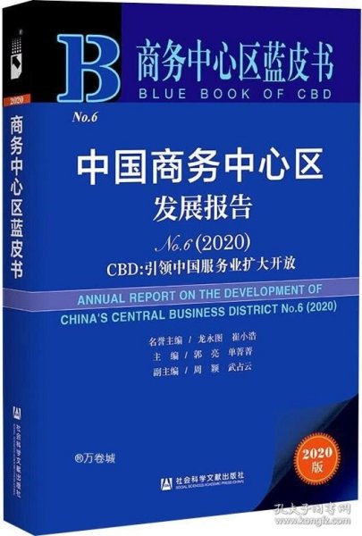 商务中心区蓝皮书：中国商务中心区发展报告No.6（2020）