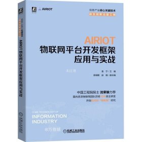 AIRIOT物联网平台开发框架应用与实战