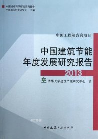 正版现货 中国建筑节能年度发展研究报告（2013）