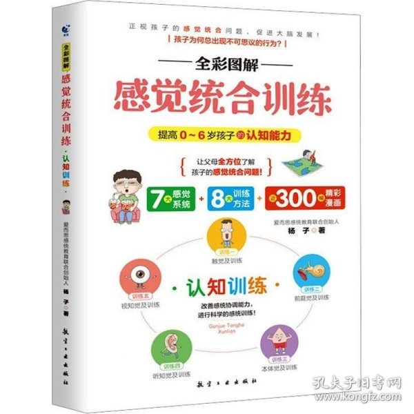 全彩图解感觉统合训练 0-6岁儿童的认知训练 家庭教育育儿百科男孩女孩多动症实用手册