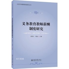 正版现货 义务教育教师薪酬制度研究