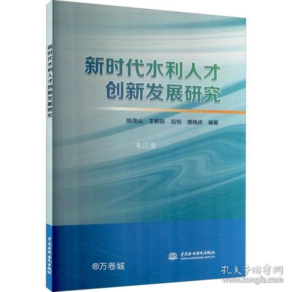 新时代水利人才创新发展研究