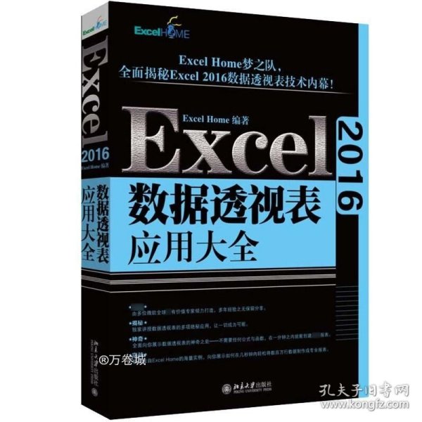 正版现货 Excel 2016数据透视表应用大全