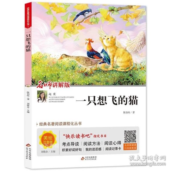 一只想飞的猫快乐读书吧二年级上册经典名著阅读课程化丛书