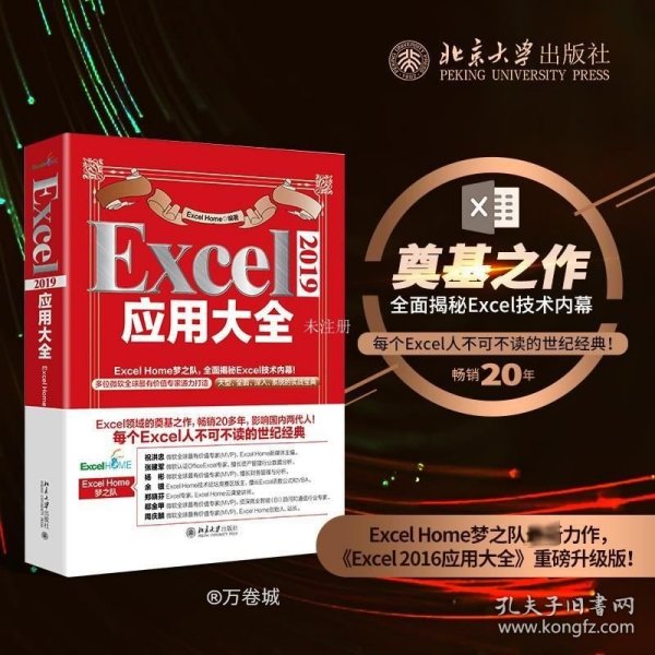 正版现货 Excel 2019应用大全