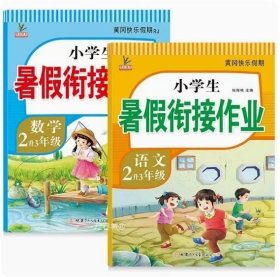 2升3年级数学暑假衔接作业小学生暑假作业黄冈快乐假期RJ人教版复习专项预习