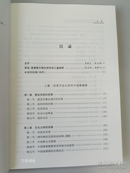 基督教中国化研究丛书：改革开放以来的中国基督教及研究